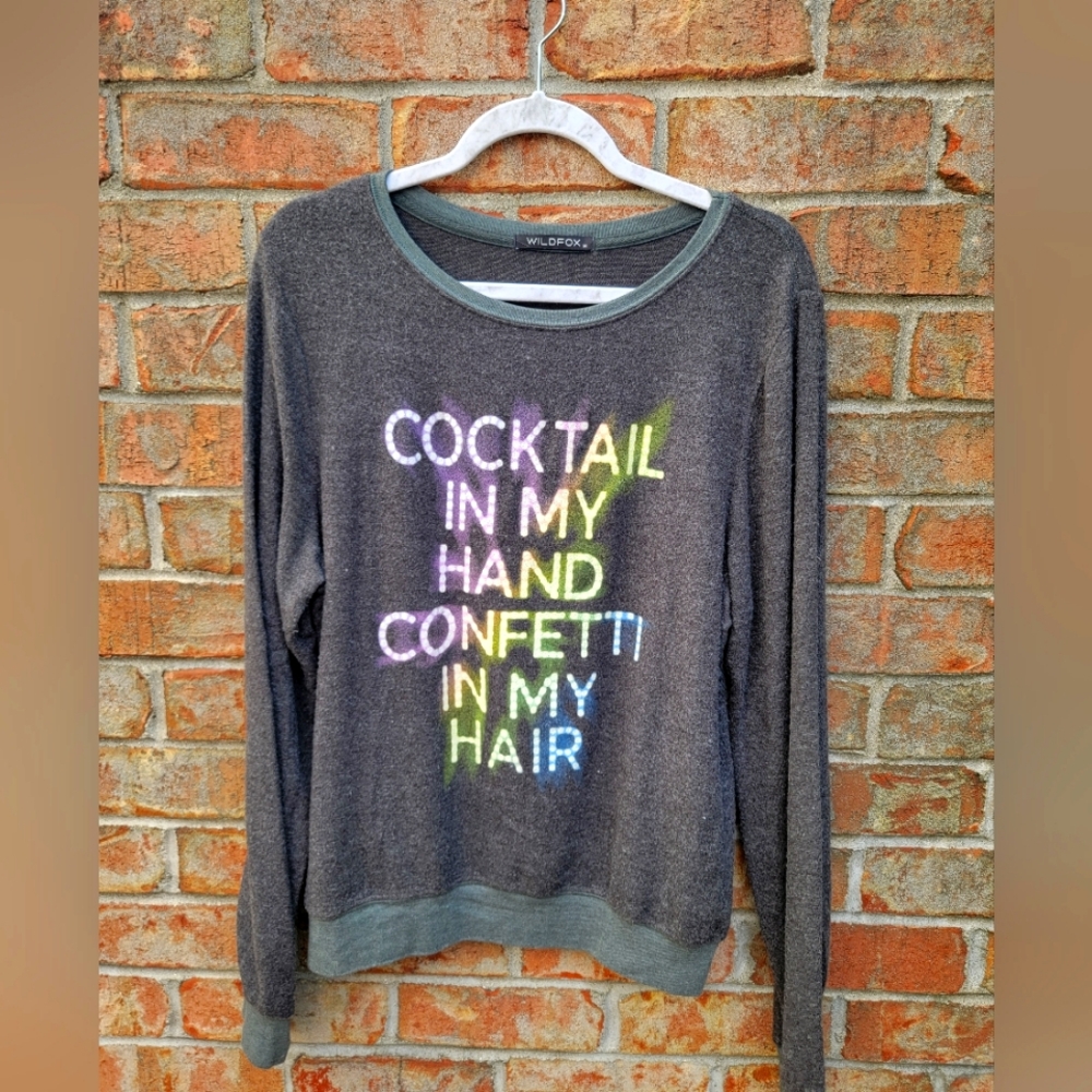 Wildfox Women's Gray Sweatshirt